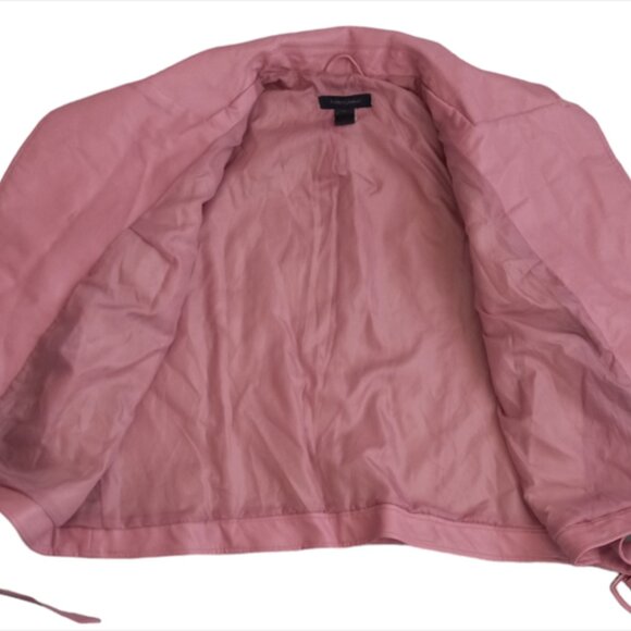 Ashley Stewart Women's Faux Fur Pink Jacket Coat Size 18/20 - Picture 6 of 12